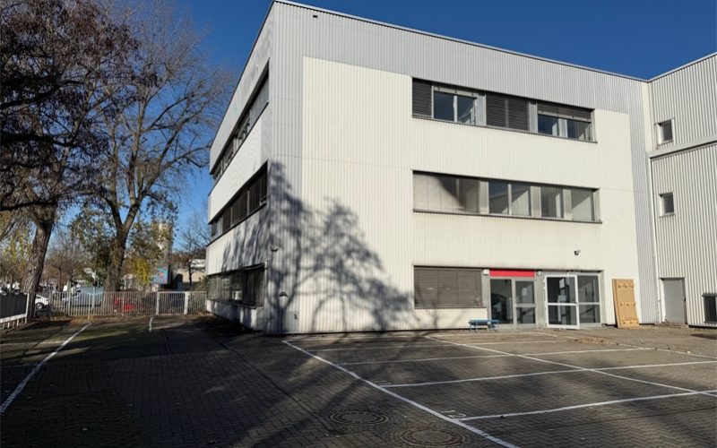 Hintere Ansicht vom Hof