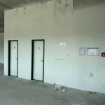 Büro Rohbau Zugang zu den WCs