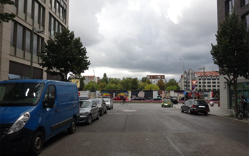 Au die East Side Gallery Blick
