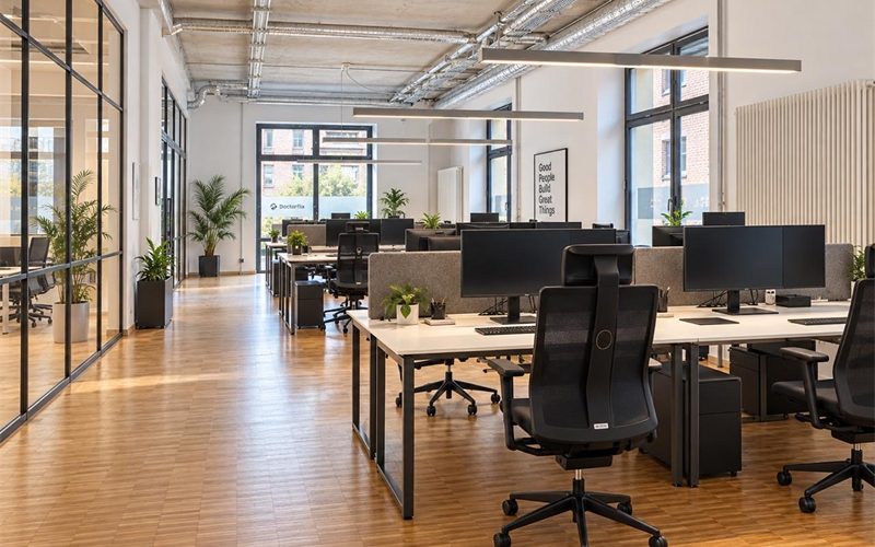 Büro Mobliert